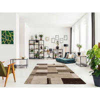 WEBTEPPICH 240/340 cm Palazzo Bloc Braun, Beige  - Beige/Braun, KONVENTIONELL, Textil (240/340cm) - Novel