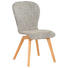 Stuhl in Holz, Leder, Textil Braun, Eichefarben, Grau - Eichefarben/Braun, Design, Leder/Holz (48/91/61cm) - Bert Plantagie Stuhl in Holz, Leder, Textil Braun, Eichefarben, Grau - Eichefarben/Braun, Design, Leder/Holz (48/91/61cm) - Bert Plantagie