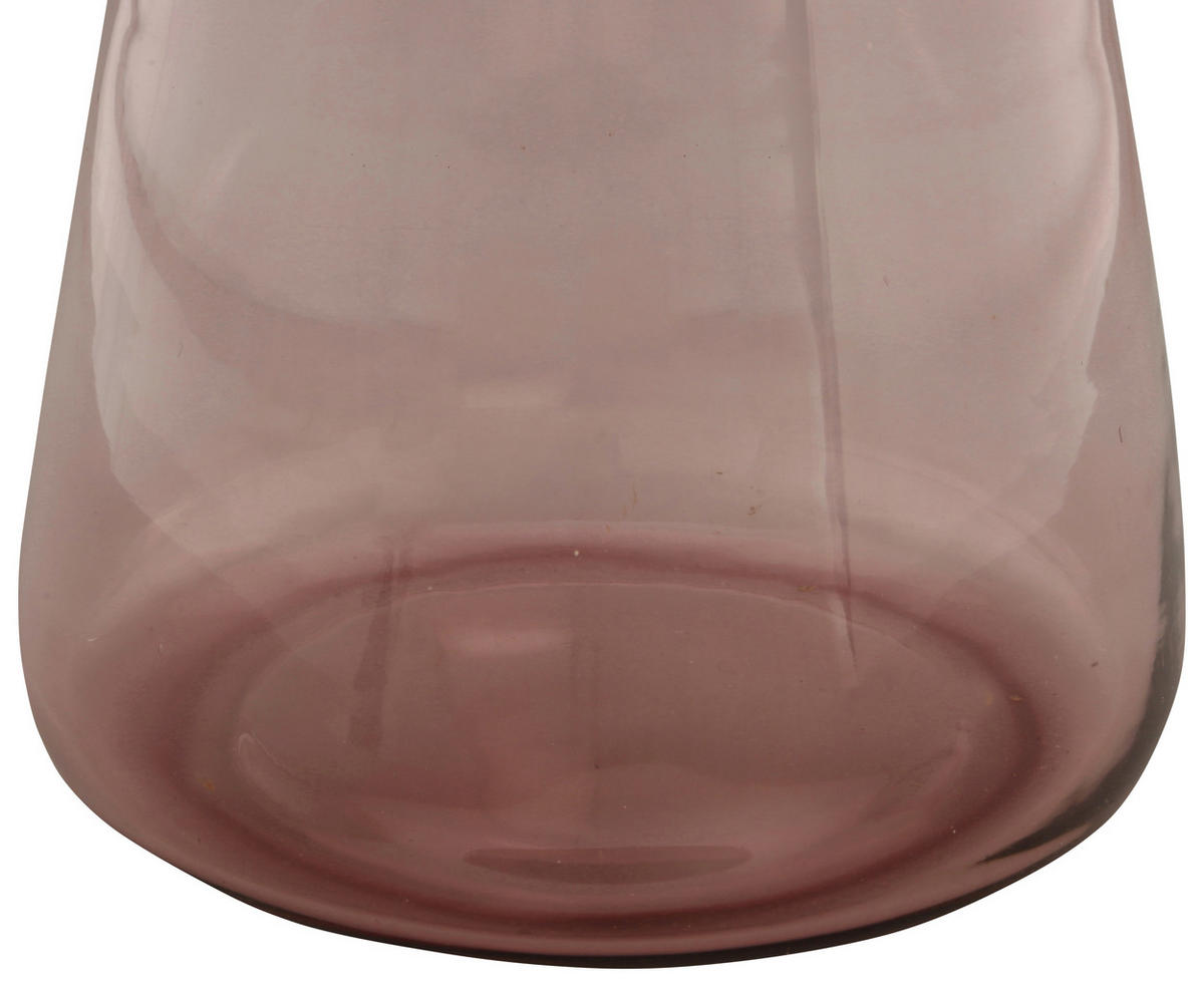 BEISTELLTISCH in Metall, Glas  - Pink/Goldfarben, Design, Glas/Metall (42/51cm) - Kayoom