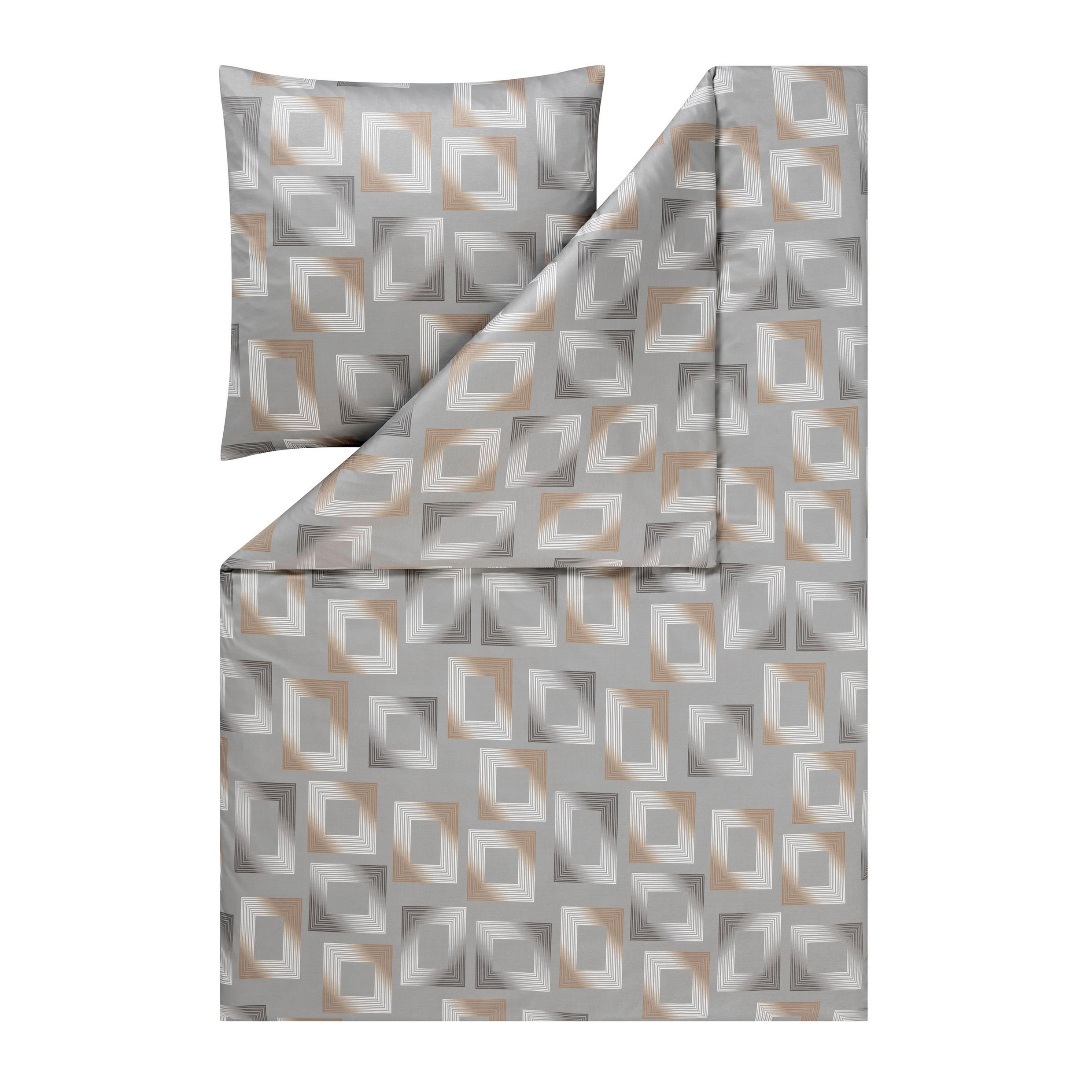 BETTWÄSCHE Atelier 135/200 cm  - Grau, Design, Textil (135/200cm) - Estella