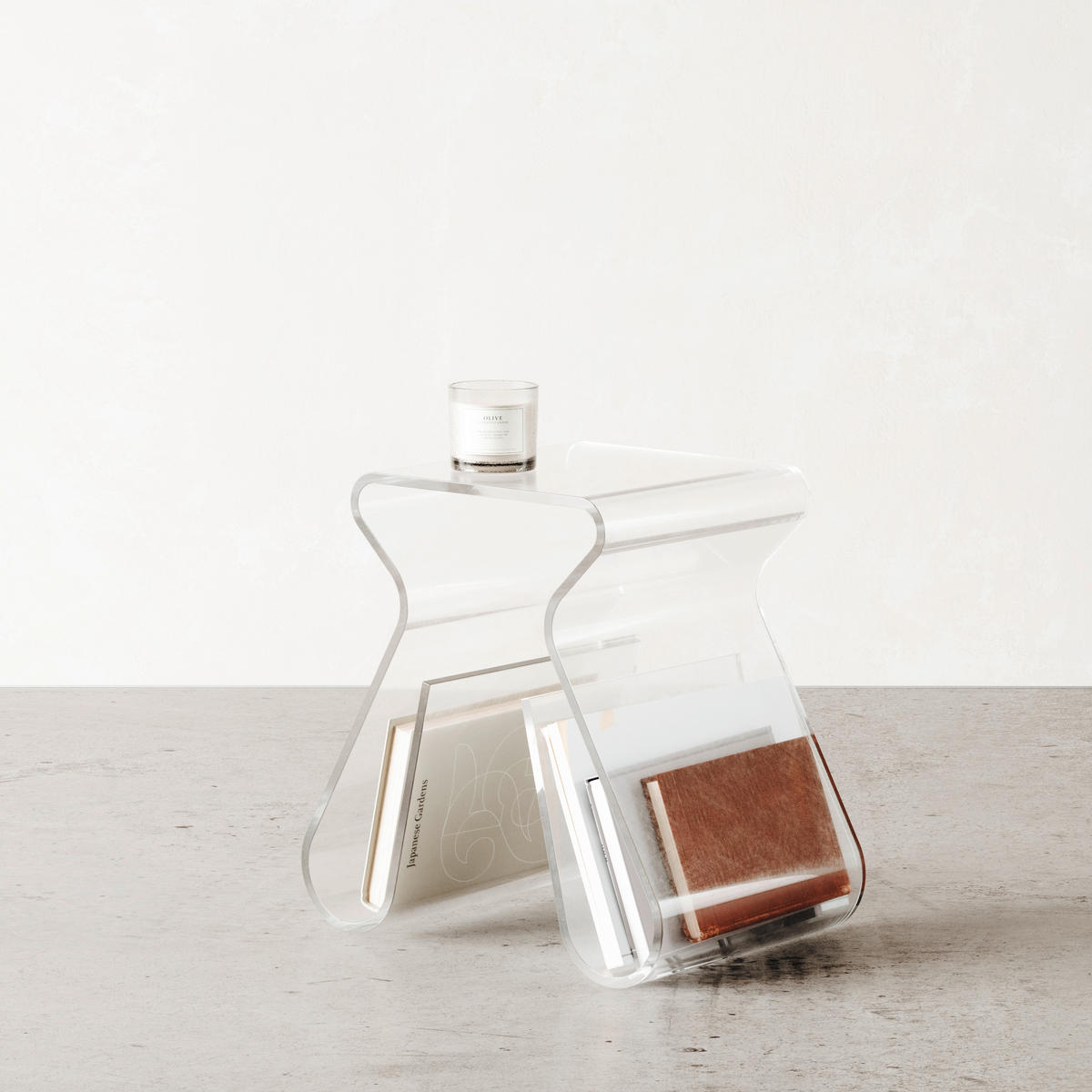 BEISTELLTISCH in Kunststoff  - Transparent, Basics, Kunststoff (42/43/29cm) - Umbra