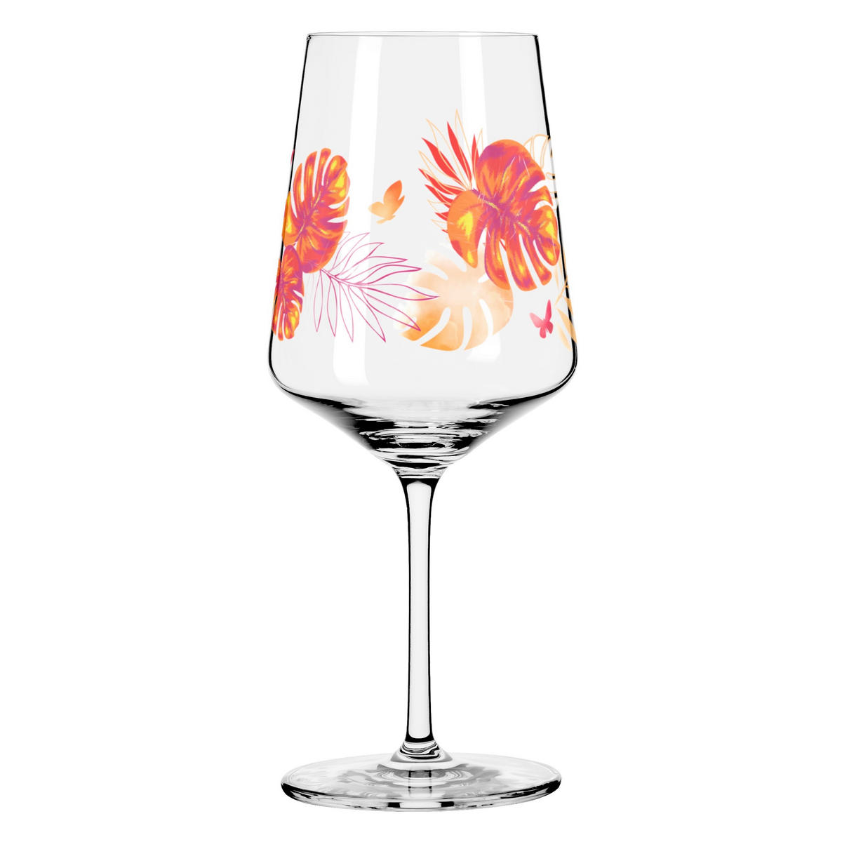 GLÄSERSET Sommersonett 2-teilig  - Transparent/Rot, Design, Glas (9.3/22.5cm) - Ritzenhoff