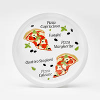 PIZZATELLER Porzellan Margherita  - Multicolor/Weiß, Basics, Keramik (30,5cm) - Van Well