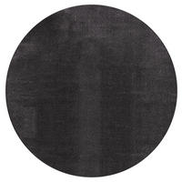 FELLTEPPICH 200 cm Loft Schwarz rund  - Schwarz, KONVENTIONELL, Textil (200cm) - Novel