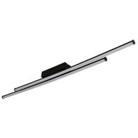 LED-TAKLAMPA KIRINA 110/6/6,6 cm  - vit/svart, Design, plast (110/6/6,6cm) - Globo