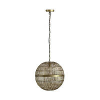 HÄNGLAMPA 40/120 cm  - mässingsfärgad, Klassisk, metall (40/120cm) - Globo