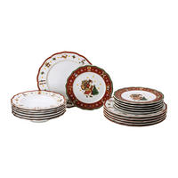 JEDILNI SERVIS      18-delni   - večbarvno, Basics, keramika (30/30/30cm) - Hutschenreuther
