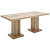 ESSTISCH in Holz 220/100/76 cm  - Wildeiche, Konventionell, Holz (220/100/76cm) - MID.YOU