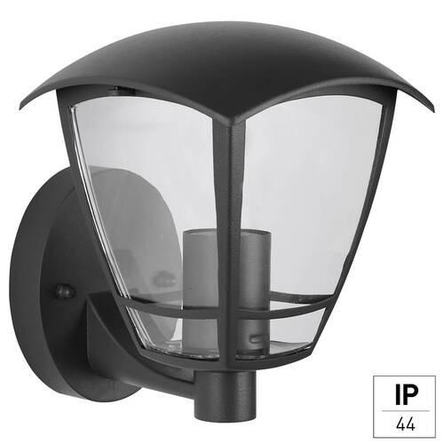 AUßENWANDLEUCHTE Navi 20,5/17/20,8 cm   - Anthrazit, KONVENTIONELL, Metall (20,5/17/20,8cm)
