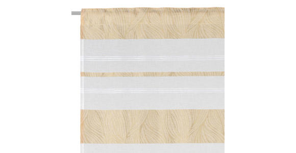 FERTIGVORHANG transparent  - Gelb, Design, Textil (140/245cm) - Esposa