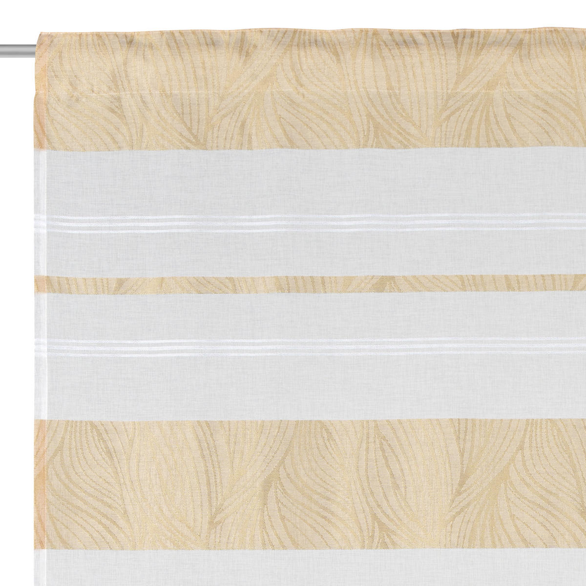 HOTOVÝ ZÁVĚS, průhledné, 140/245 cm - žlutá, Design, textil (140/245cm) - Esposa