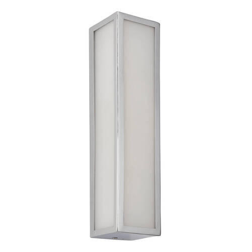 BADEZIMMER-WANDLEUCHTE Endon Newham 7.5/31.5/7.5 cm   - Chromfarben, KONVENTIONELL, Glas (7.5/31.5/7.5cm) - ENDON