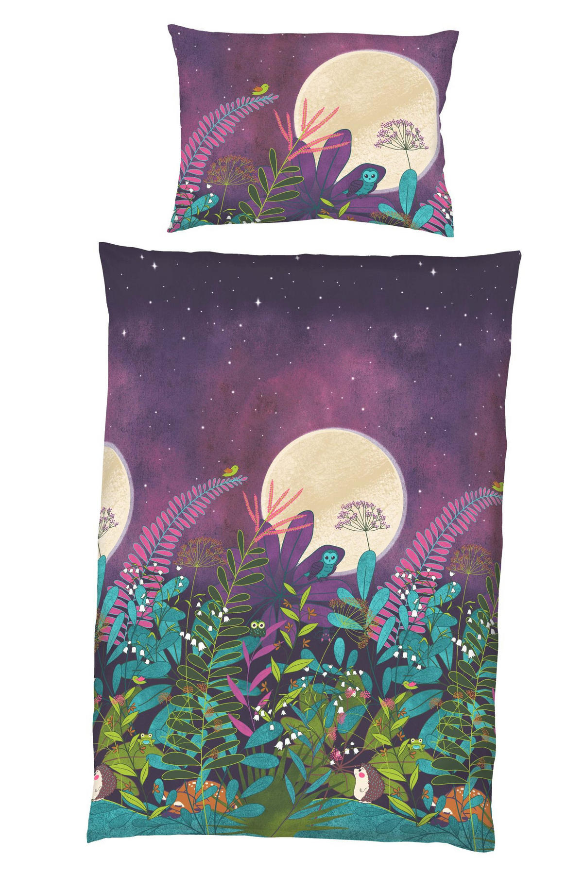 BETTWÄSCHE Moonshine Flanell 140/200 cm  - Multicolor, Trend, Textil (140/200cm) - Kaeppel
