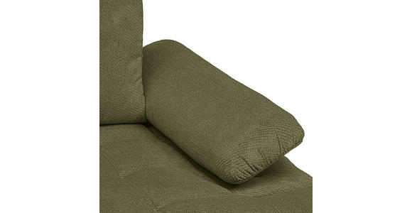 ECKSOFA  in Webstoff Olivgrün  - Schwarz/Olivgrün, KONVENTIONELL, Kunststoff/Textil (282/162cm) - Carryhome