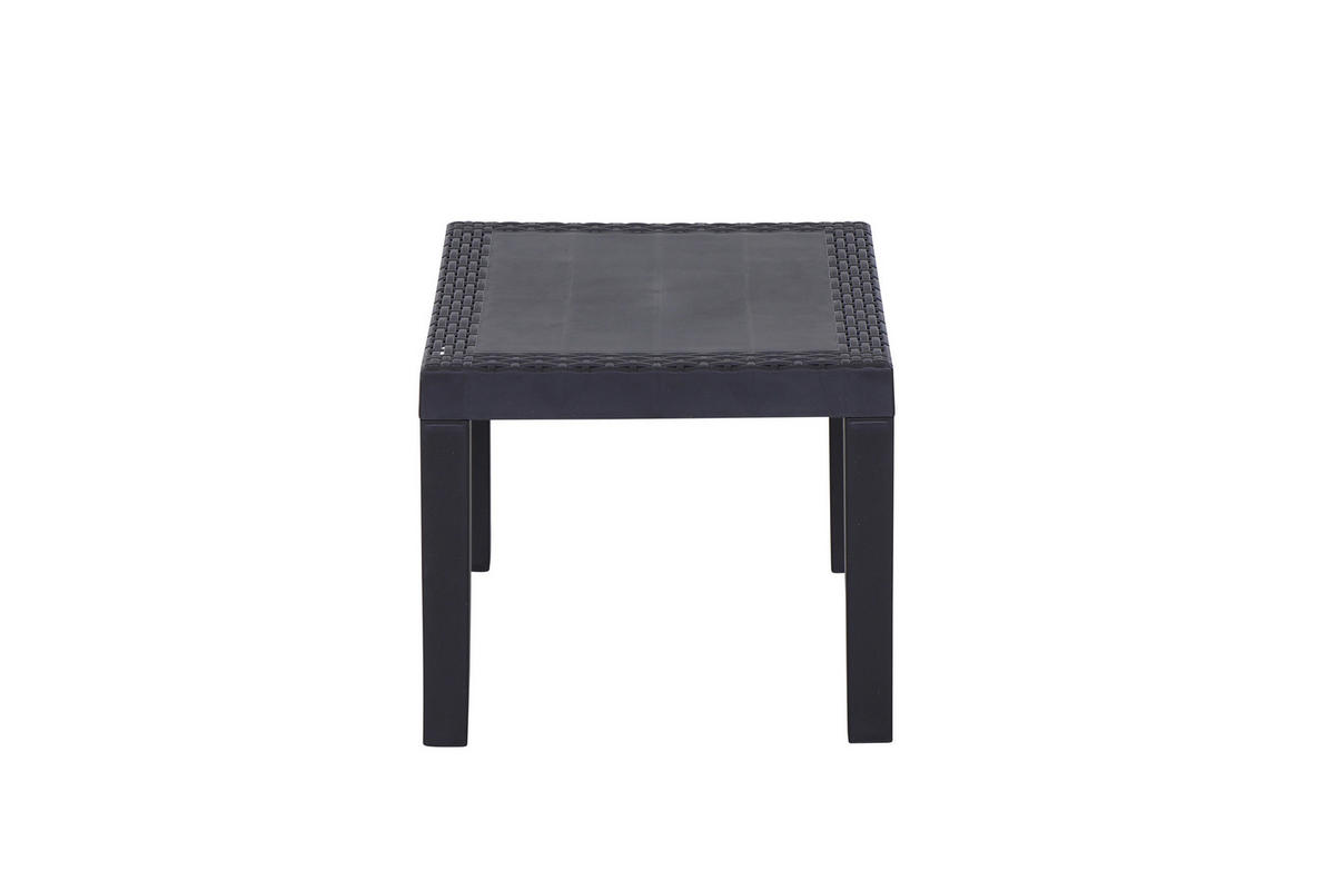 BALKONSET  3-teilig  - Anthrazit, MODERN, Kunststoff (58/74/63cm) - Gardenson