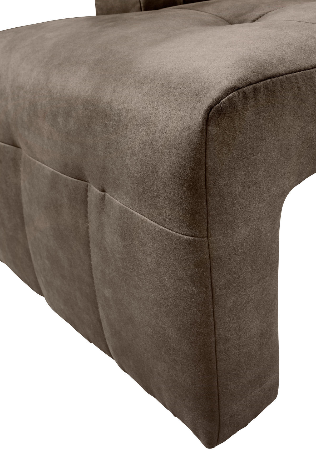 ECKBANK 245/157 cm  in Taupe  - Taupe/Schwarz, MODERN, Holz/Holzwerkstoff (245/157cm) - Livetastic