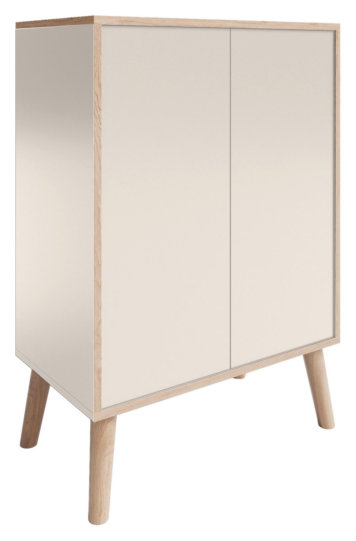 MIDISCHRANK 60/87/32,5 cm  - Champagner/Eiche Artisan, MODERN, Holzwerkstoff/Kunststoff (60/87/32,5cm) - MID.YOU