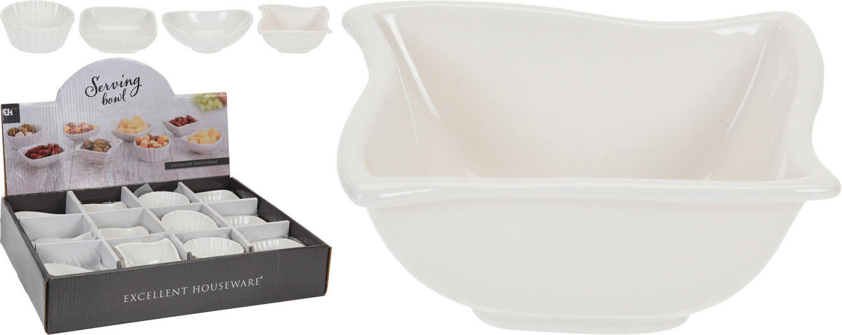 SNACKSSKÅL   - vit, Klassisk, keramik (7,2/3,4cm)