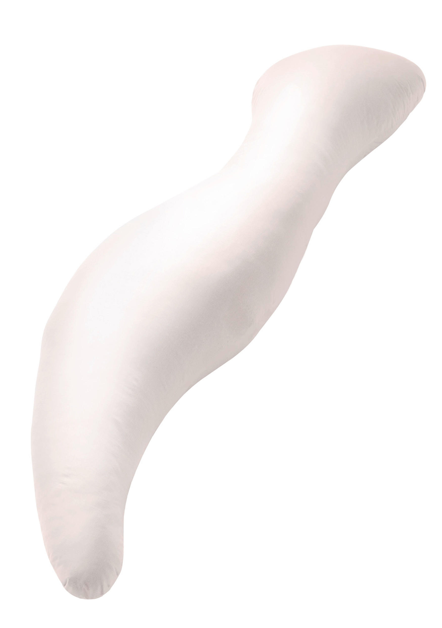 SEITENSCHLÄFERKISSEN - Weiß, Basics, Textil (130cm) - Centa-Star