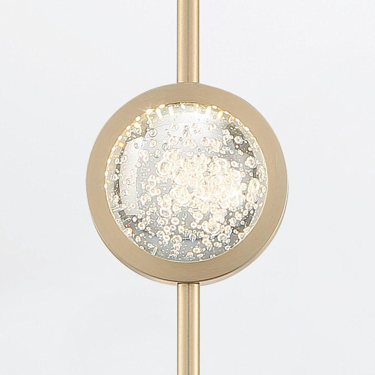 PENDELLEUCHTE 67,5/12,2 cm    - Goldfarben, Basics, Glas/Metall (67,5/12,2cm) - Elstead Lighting