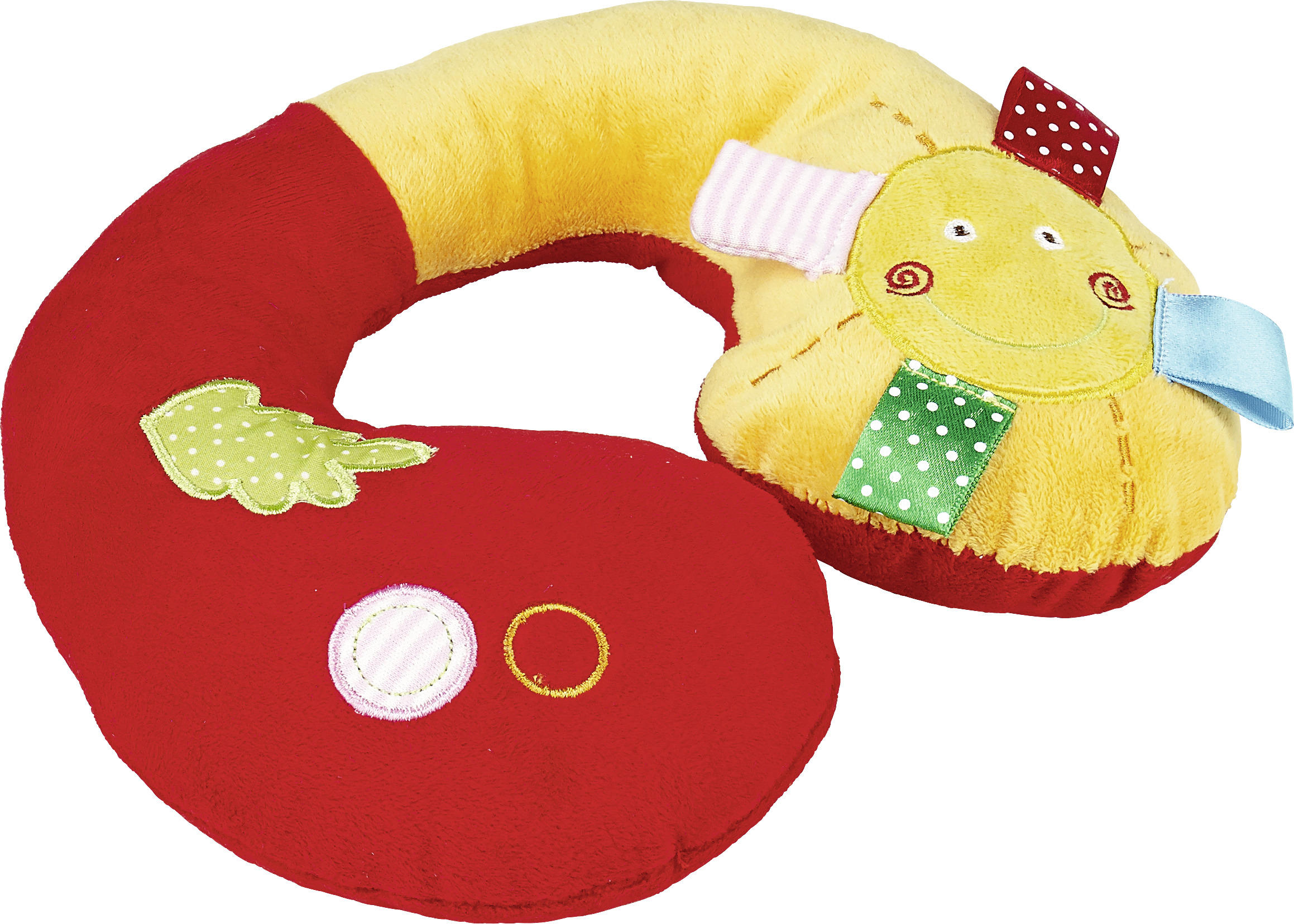 BABA NYAKPÁRNA 20/26 cm  - piros/narancs, Basics, textil (20/26cm) - My Baby Lou