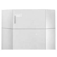 AUFSATZSCHRANK 80/40/80 cm  in  - Chromfarben/Weiß, KONVENTIONELL, Holzwerkstoff/Kunststoff (80/40/80cm) - Xora