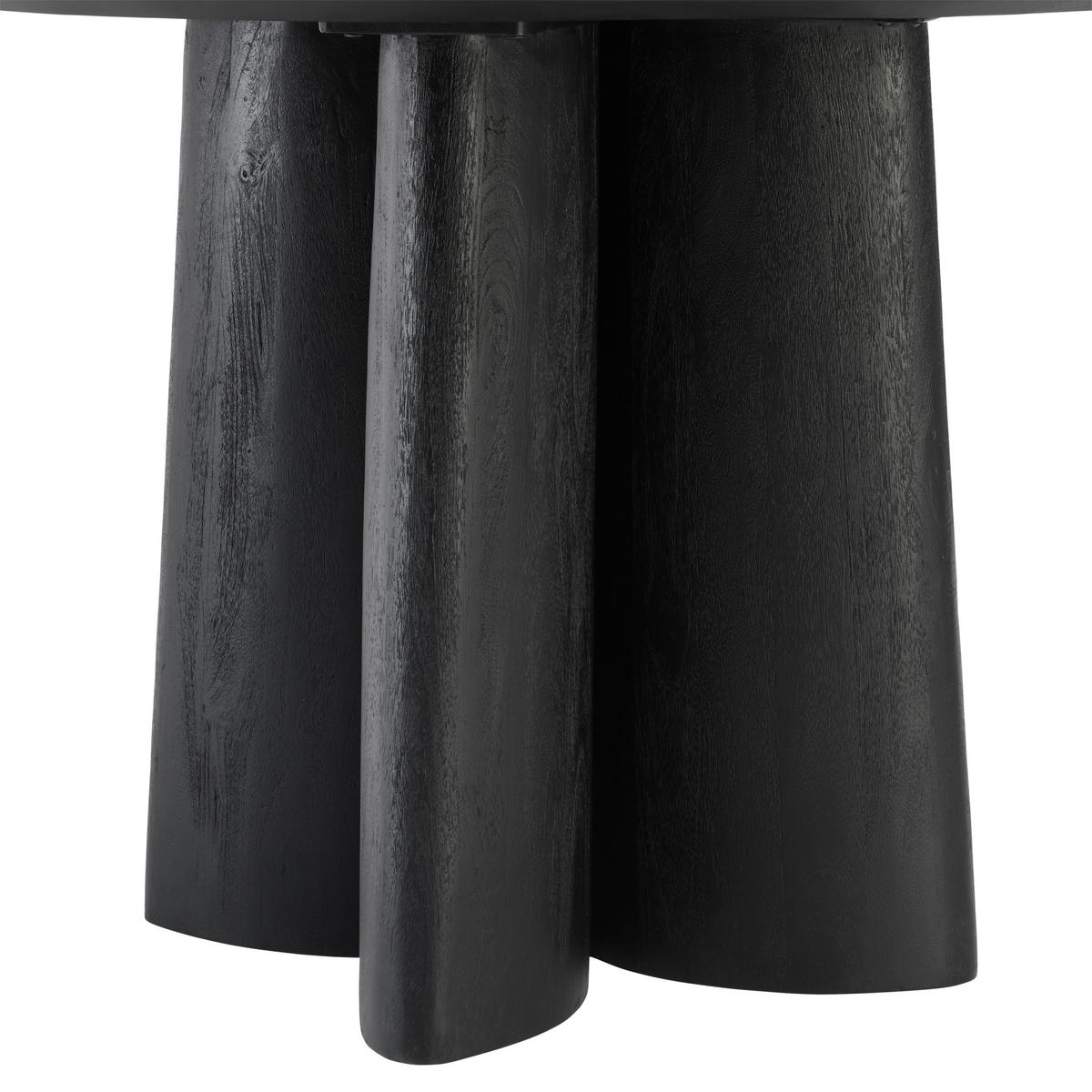 JÍDELNÍ STŮL, mangové dřevo, černá, 120/76/120 cm - černá, Moderní, dřevo (120/76/120cm) - MID.YOU