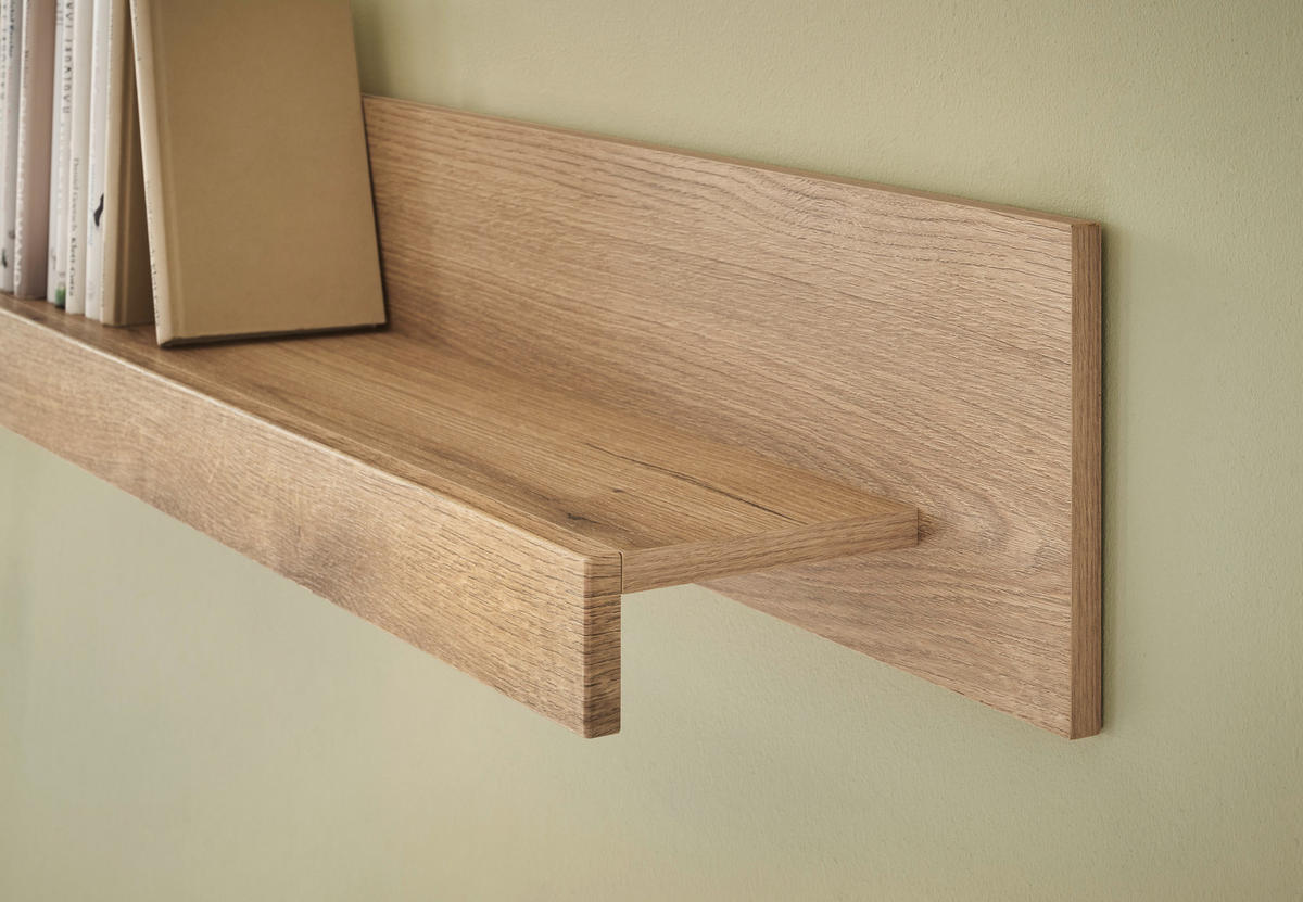 WANDBOARD Holzwerkstoff Eichefarben  - Eichefarben, Design, Holzwerkstoff (150/20/18cm) - Livetastic