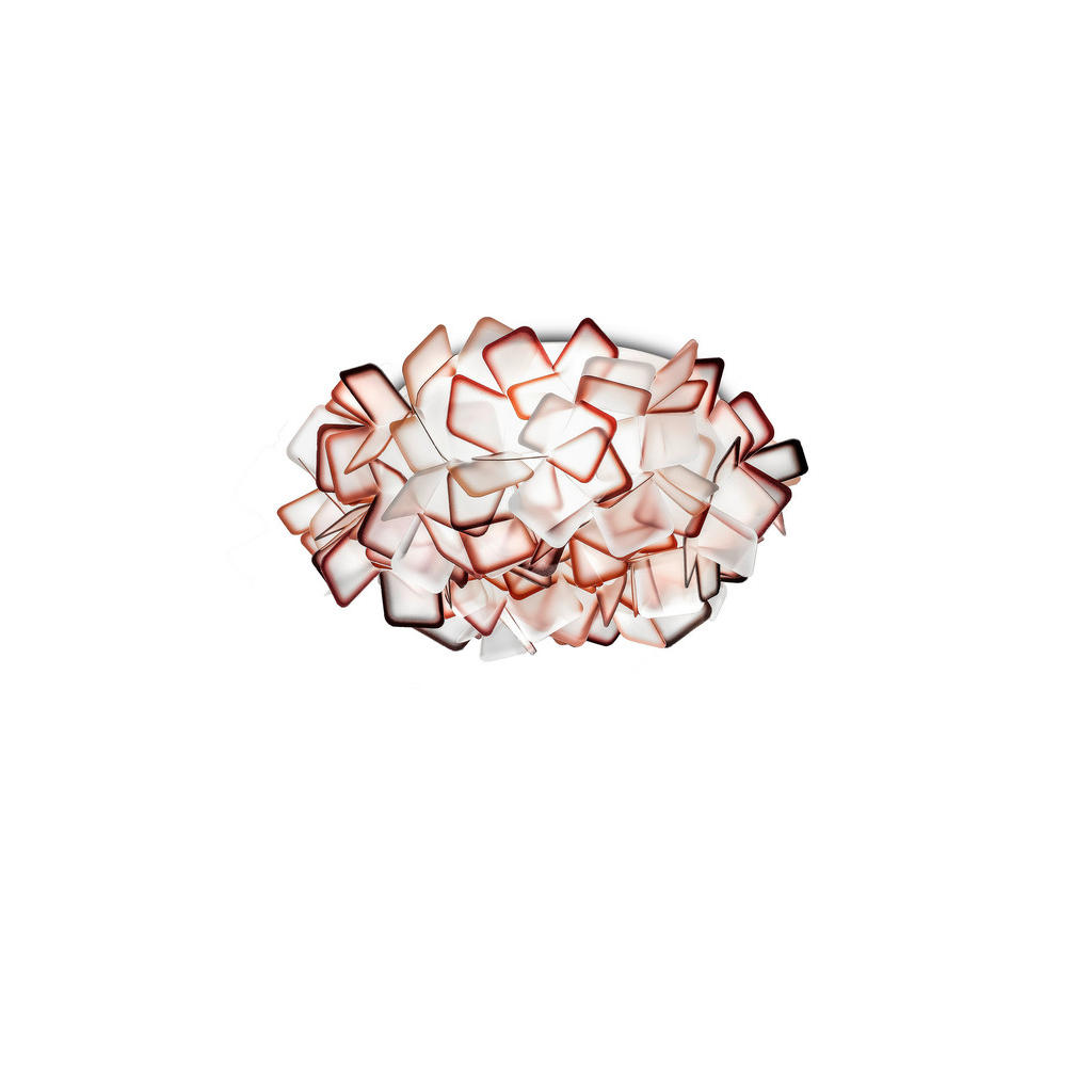 Thumbnail - Slamp Deckenleuchte Clizia, Dunkelbraun, Hellbraun, Dunkelorange, Rotbraun, Kunststoff, rund,rund, 20 cm, Handmade Quali...