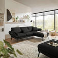 ECKSOFA  in Flachgewebe Anthrazit  255-365/175-224 cm  - Anthrazit/Schwarz, Design, Textil/Metall (255-365/175-224cm) - Dieter Knoll
