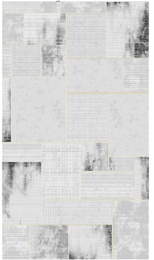TKANÝ KOBEREC, 160/230 cm sivá - sivá, Basics, textil (160/230cm)