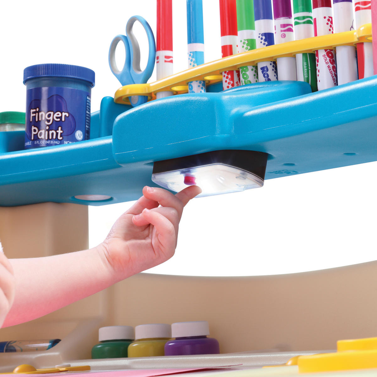 KINDERMALTISCH DELUXE KUNST  - Multicolor, Basics, Kunststoff (90/80/51,5cm) - Ambia Garden