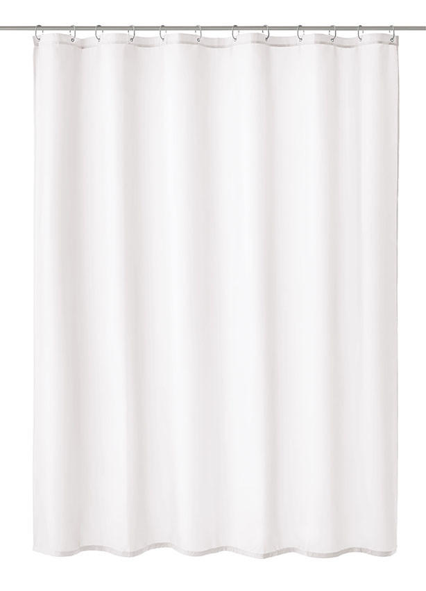 SPRCHOVÝ ZÁVĚS, 180/200 cm - šedohnědá, Konvenční, plast (180/200cm) - Kleine Wolke