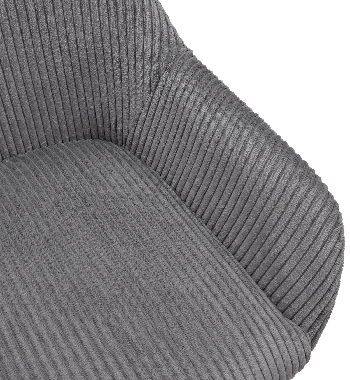 BARHOCKER in Metall, Textil Grau, Schwarz  - Schwarz/Grau, Lifestyle, Textil/Metall (44/95-117/55cm) - Livetastic