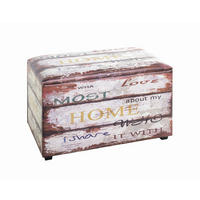 TRUHENBANK 65/42/40 cm Braun, Weiß  - Schwarz/Braun, Basics, Kunststoff (65/42/40cm) - Landscape