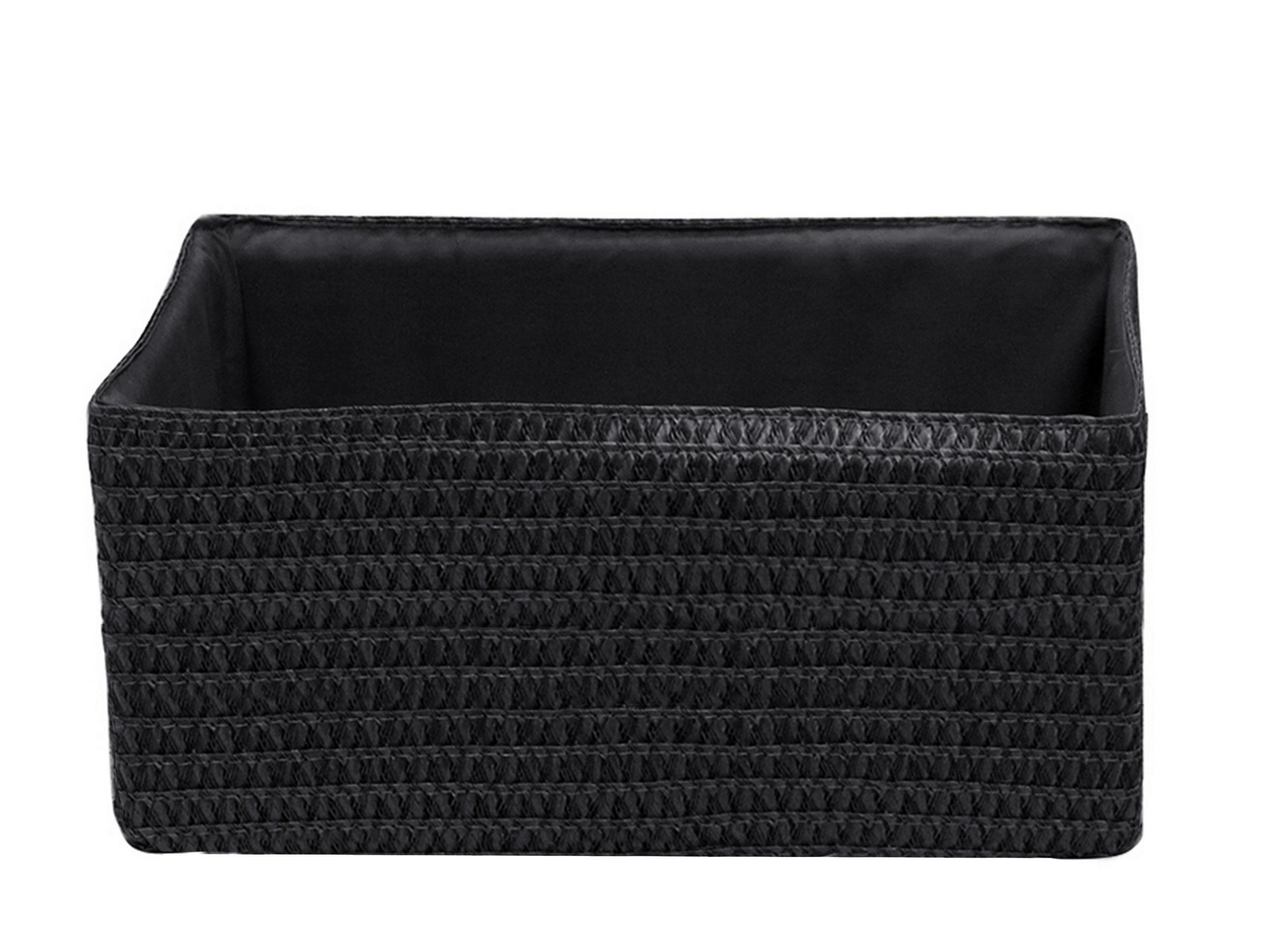 REGALKORB 36/26/16 cm   - Schwarz, Basics, Kunststoff/Textil (36/26/16cm) - Landscape