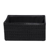 REGALKORB 36/26/16 cm   - Schwarz, Basics, Kunststoff/Textil (36/26/16cm) - Landscape