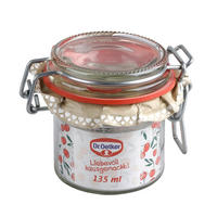 BEFŐTTESÜVEG 135 ml   - áttetsző, Basics, üveg/fém (135ml) - Dr.Oetker