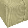 ECKSOFA  in Cord Hellgrün  313/162 cm  - Schwarz/Hellgrün, KONVENTIONELL, Kunststoff/Textil (313/162cm) - Carryhome