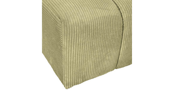 ECKSOFA  in Cord Hellgrün  313/162 cm  - Schwarz/Hellgrün, KONVENTIONELL, Kunststoff/Textil (313/162cm) - Carryhome