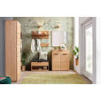 GARDEROBE 6-teilig  in 270/202/38 cm  - Eichefarben/Anthrazit, Natur, Holz/Textil (270/202/38cm) - Linea Natura