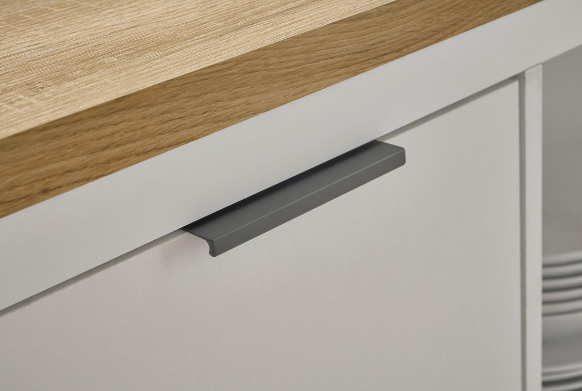 KUCHYNSKÝ OSTROVČEK - čierna/biela, Design, kompozitné drevo/plast (119/91/82cm) - MID.YOU