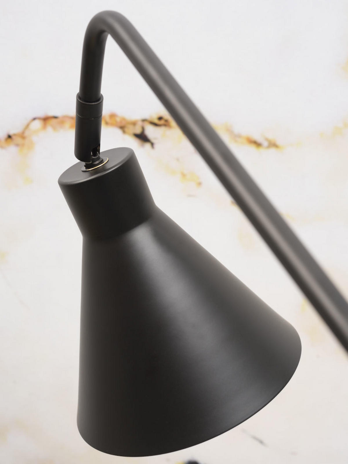 STEHLEUCHTE  89/153 cm   - Schwarz, Design, Metall (89/153cm) - It's about Romi