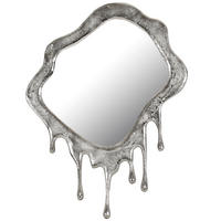 Oglindă De Perete 57/75/2 cm    - argintiu, Modern, sticlă/metal (57/75/2cm) - Ambia Home