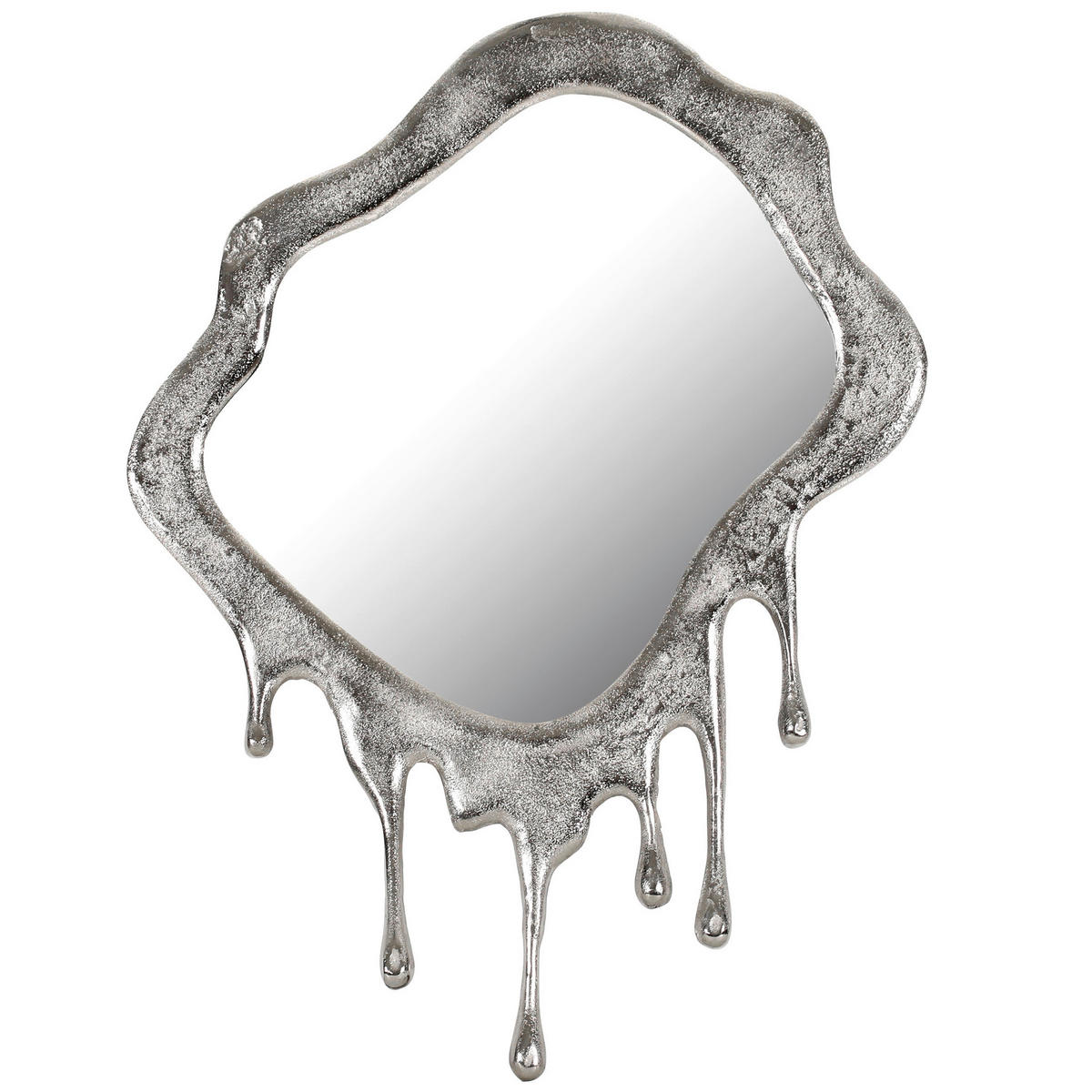 Oglindă De Perete 57/75/2 cm    - argintiu, Modern, sticlă/metal (57/75/2cm) - Ambia Home