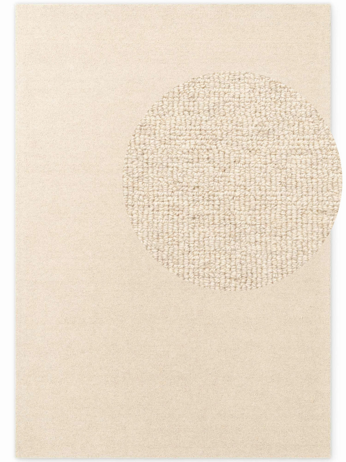 WOLLTEPPICH 200/290 cm Puristic Champagner rechteckig  - Champagner, Basics, Textil (200/290cm) - Elle Decoration