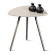 BEISTELLTISCH - Grau, Design, Metall (50/50/50cm) - Xora