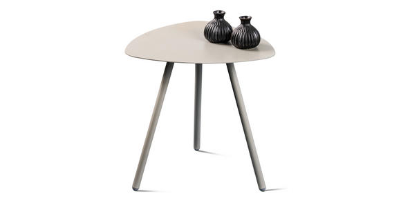 BEISTELLTISCH - Grau, Design, Metall (50/50/50cm) - Xora