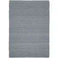 HANDWEBTEPPICH 200/200 cm Helsinki Blau, Grau  - Blau/Grau, Basics, Textil (200/200cm) - Linea Natura