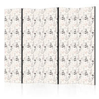 PARAVENT - Beige/Braun, Basics, Textil (225/172/3cm) - artgeist